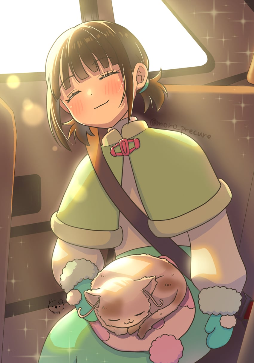 nekoyashiki yuki and nekoyashiki mayu (precure and 1 more) drawn by moro_precure