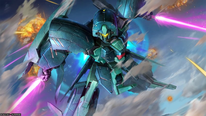 anksha (gundam and 3 more) drawn by tenjin_hidetaka