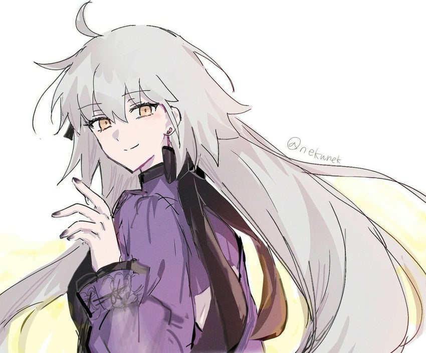 jeanne d'arc alter (fate and 1 more) drawn by nekwnek