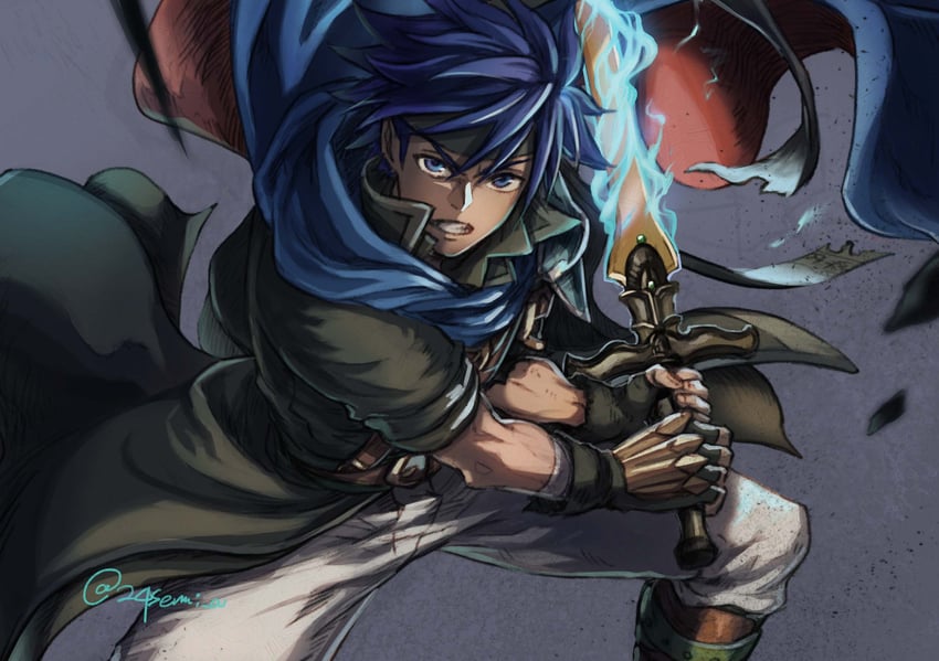 ike (fire emblem and 1 more) drawn by hisui-cha