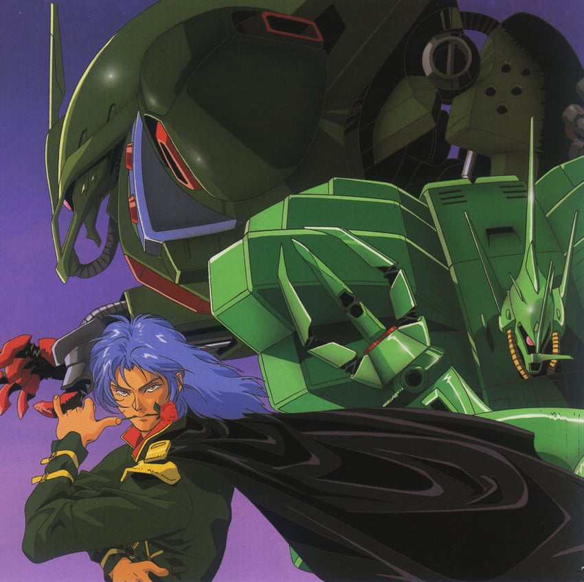 mashymre cello, hamma hamma, and galluss-j (gundam and 1 more) drawn by kitazume_hiroyuki