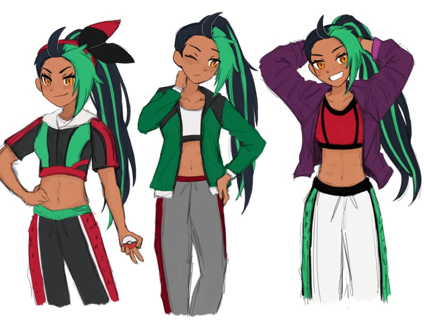 nemona (pokemon and 1 more) drawn by d3stiny-sm4sher