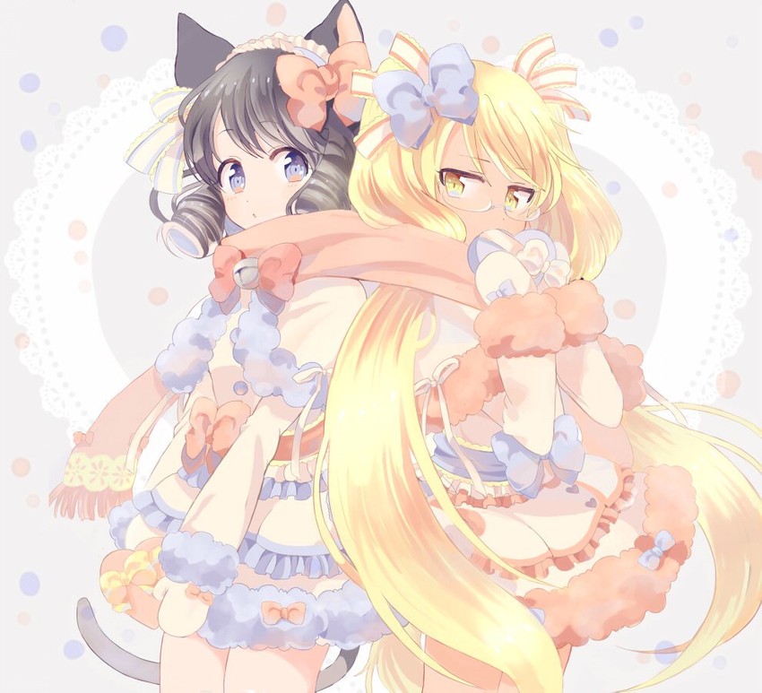 cyan and retoree (show by rock!!) drawn by kamo_(purin)