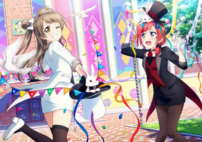nishikino maki and minami kotori (love live! and 2 more)