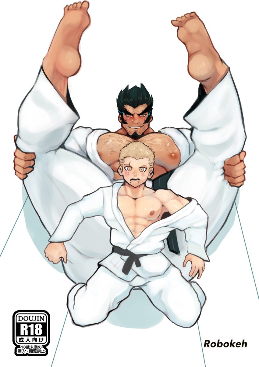 kuzuryu fuyuhiko and nidai nekomaru (danganronpa and 1 more) drawn by robokeh