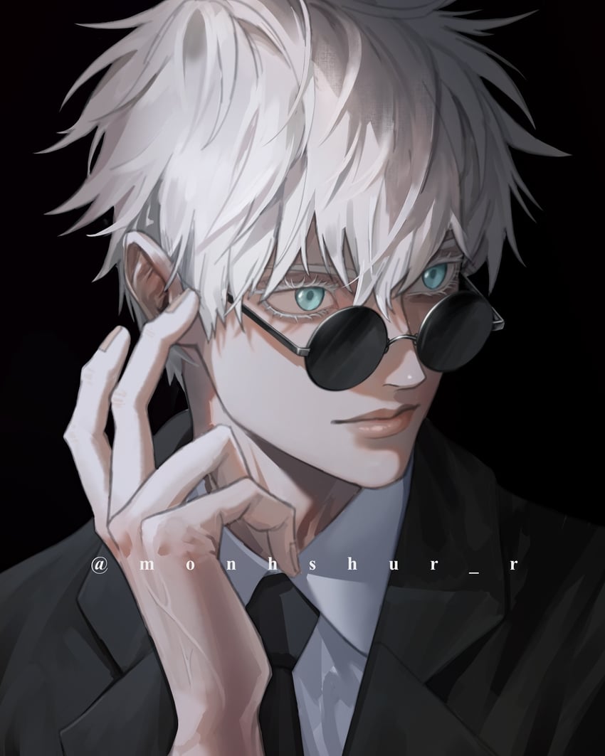 gojou satoru (jujutsu kaisen) drawn by monhshur_r