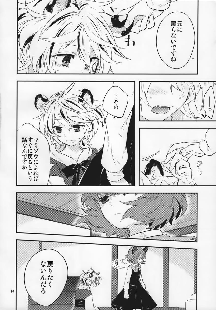 nazrin and toramaru shou (touhou) drawn by tomobe_kinuko
