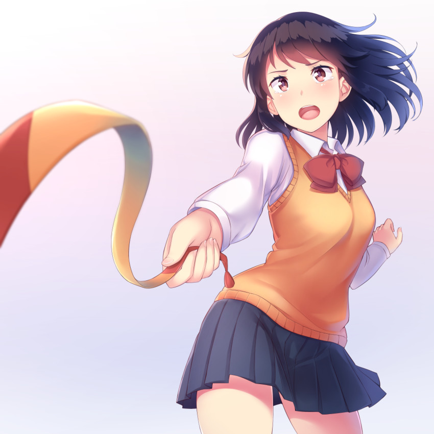 miyamizu mitsuha (kimi no na wa.) drawn by usa_b