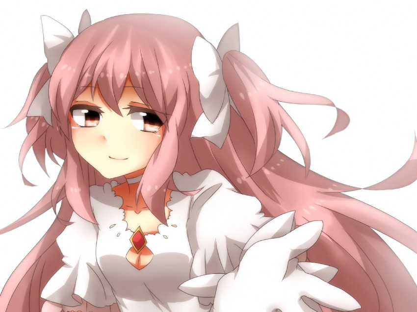 kaname madoka and ultimate madoka (mahou shoujo madoka magica) drawn by wadayaki