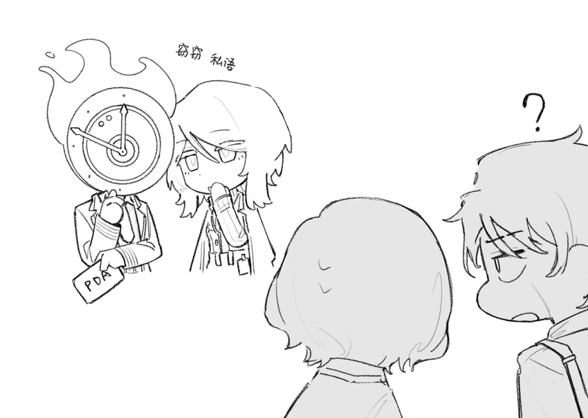 faust, sinclair, heathcliff, and dante (project moon and 1 more) drawn by ivy_(675671)