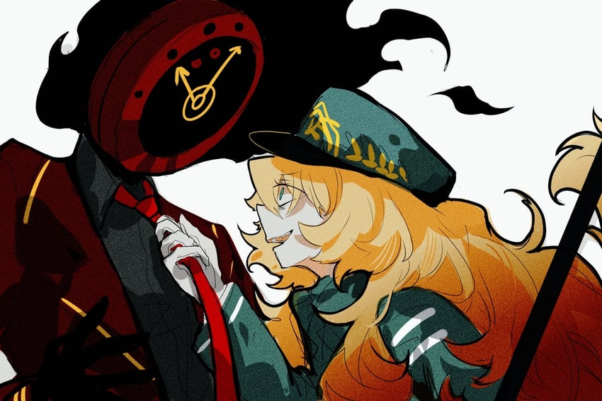 ishmael and dante (project moon and 1 more) drawn by aislan