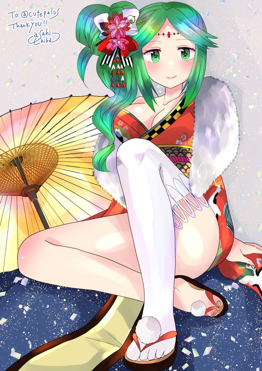 palutena (kid icarus and 1 more) drawn by eyeko1005
