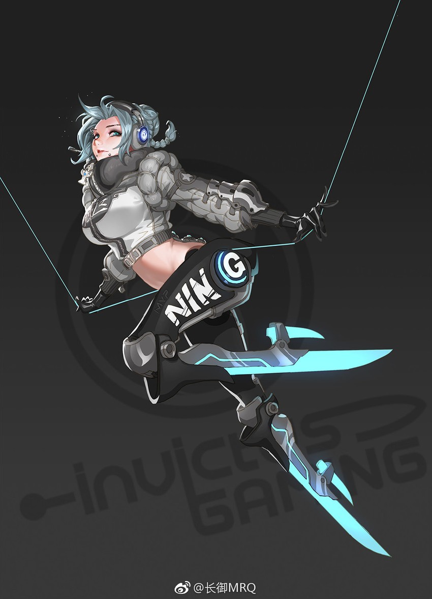 camille and ning (league of legends and 2 more) drawn by mrq