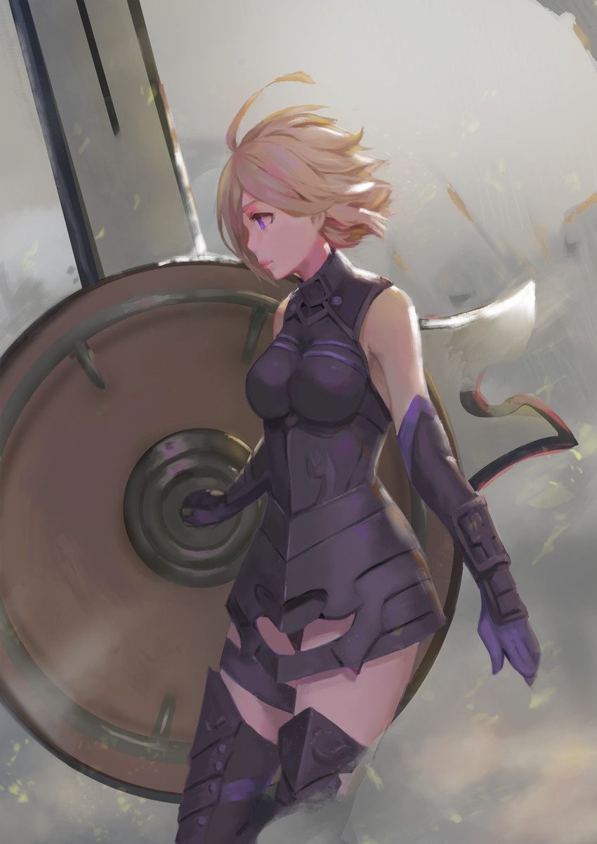 mash kyrielight (fate and 1 more) drawn by shinyu_xingyu