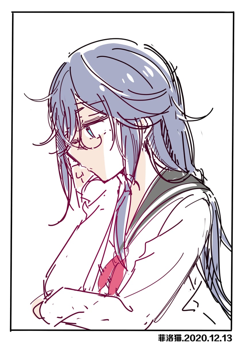 fu hua (honkai and 1 more) drawn by fei_luo_mao