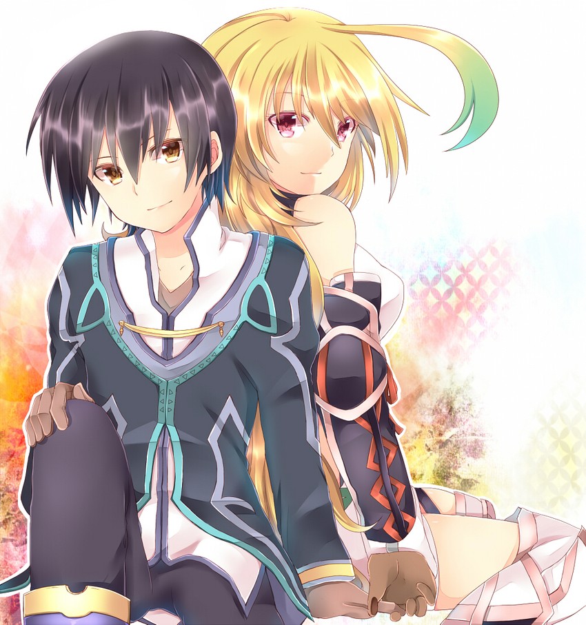 milla maxwell and jude mathis (tales of and 1 more) drawn by rento_(rukeai)