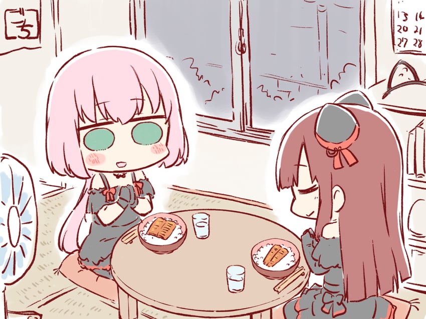 toda eulalia kotohi and gozen (assault lily) drawn by gochisousama_(tanin050)