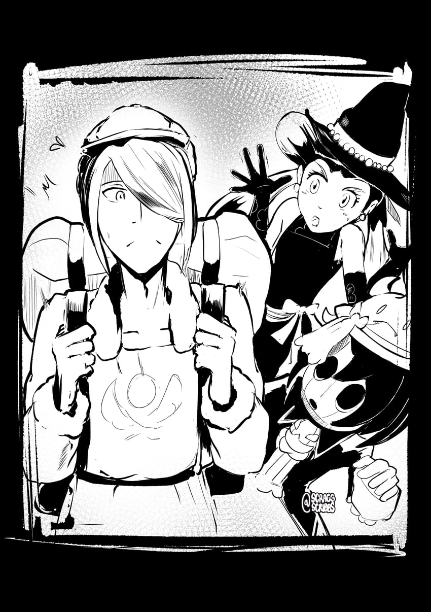 volo, roxanne, and allister (pokemon and 2 more) drawn by scraggscribs