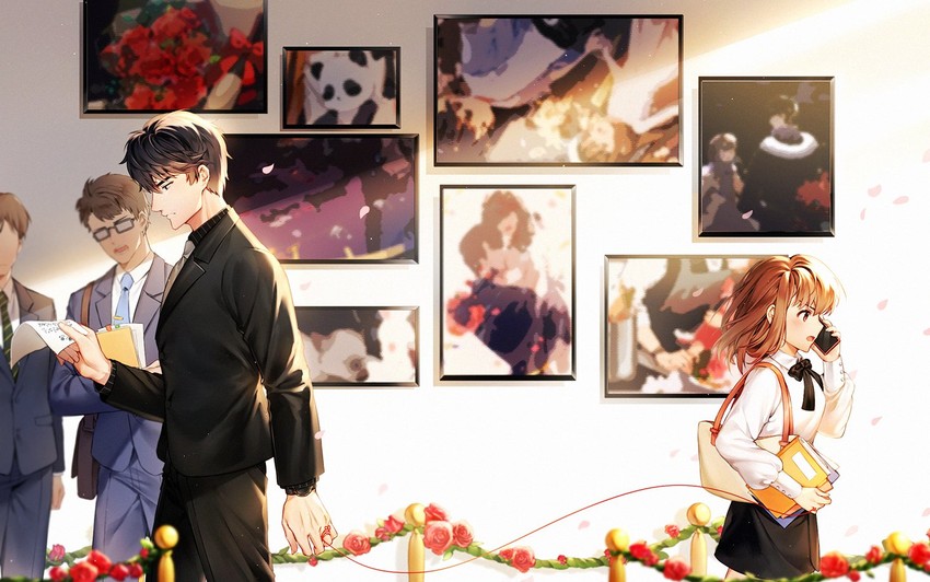 protagonist and li zeyan (love and producer) drawn by iji_(u_mayday)