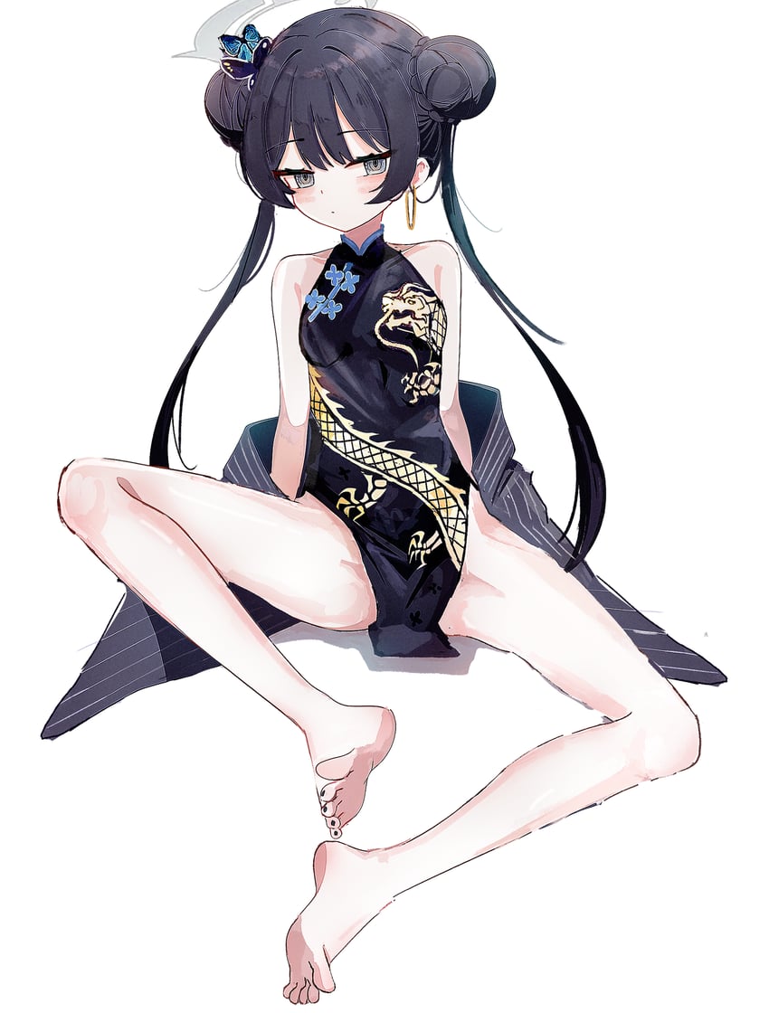 kisaki (blue archive) drawn by aiu_.