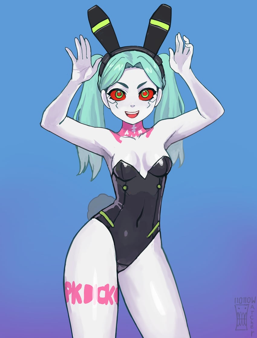 rebecca (cyberpunk and 1 more) drawn by watcher_hollow