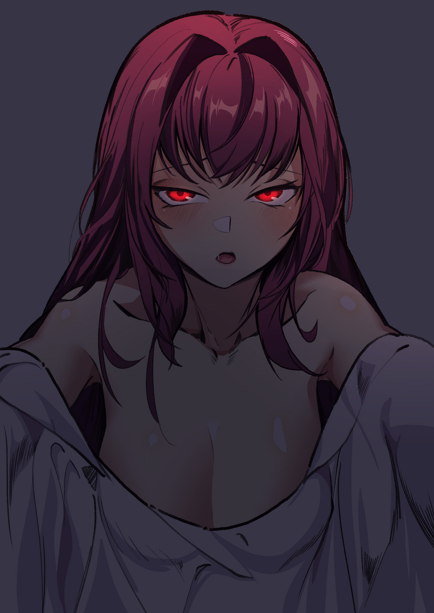 scathach (fate and 1 more) drawn by hu_tu