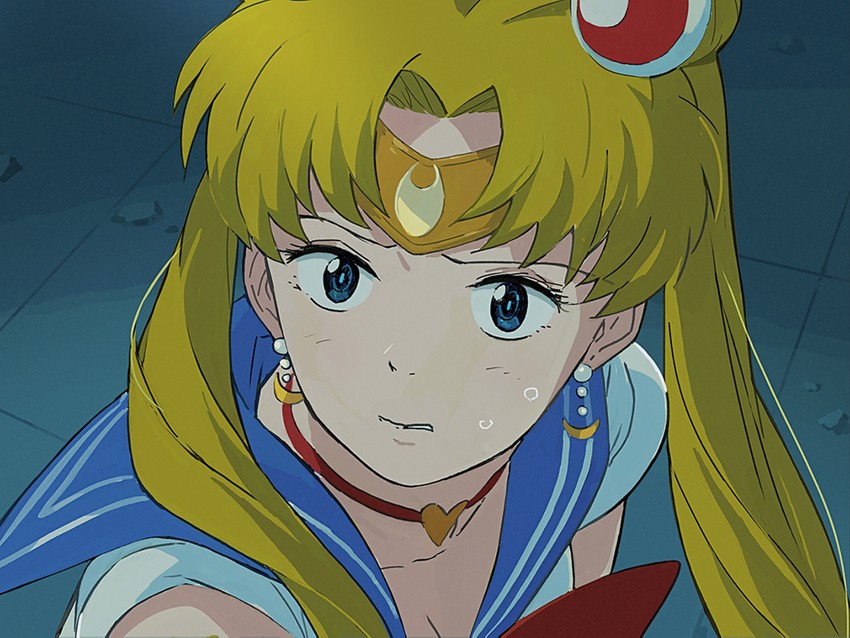 tsukino usagi and sailor moon (bishoujo senshi sailor moon and 1 more) drawn by uki_atsuya