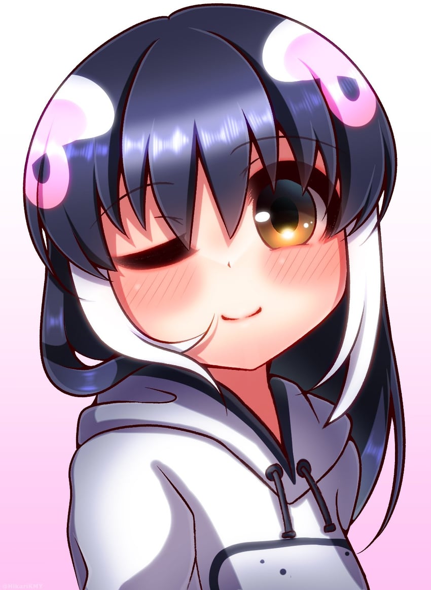 african penguin (kemono friends and 1 more) drawn by hikarikmy