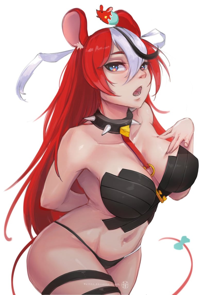 hakos baelz (hololive and 1 more) drawn by myth1carts