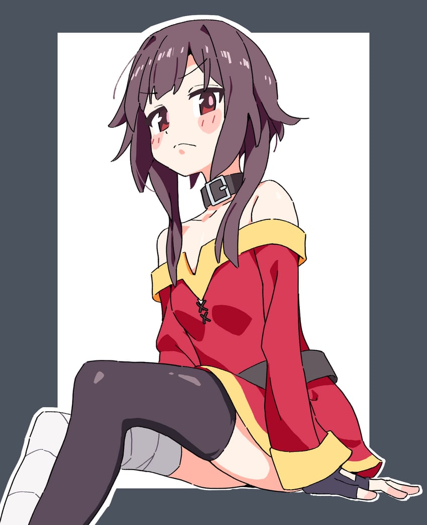 megumin (kono subarashii sekai ni shukufuku wo!) drawn by noyama_takenoko