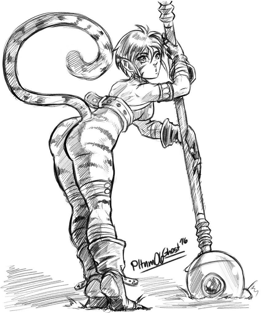 katt (breath of fire and 1 more) drawn by pltrgst