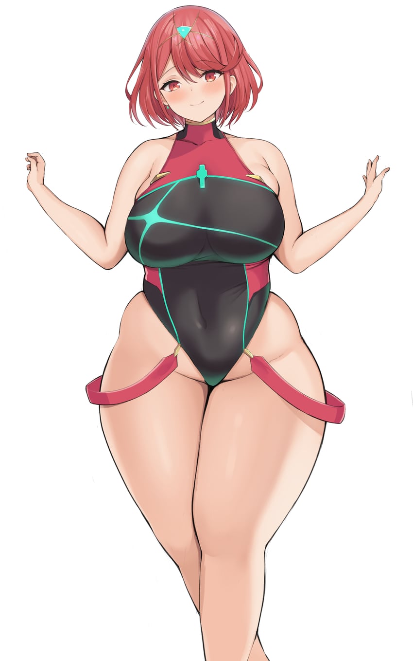 pyra (xenoblade chronicles and 1 more) drawn by neneneji