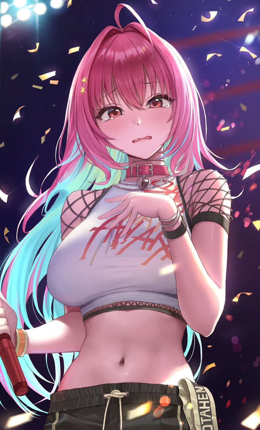 yumemi riamu (idolmaster and 1 more) drawn by moon_(yfsp7823)