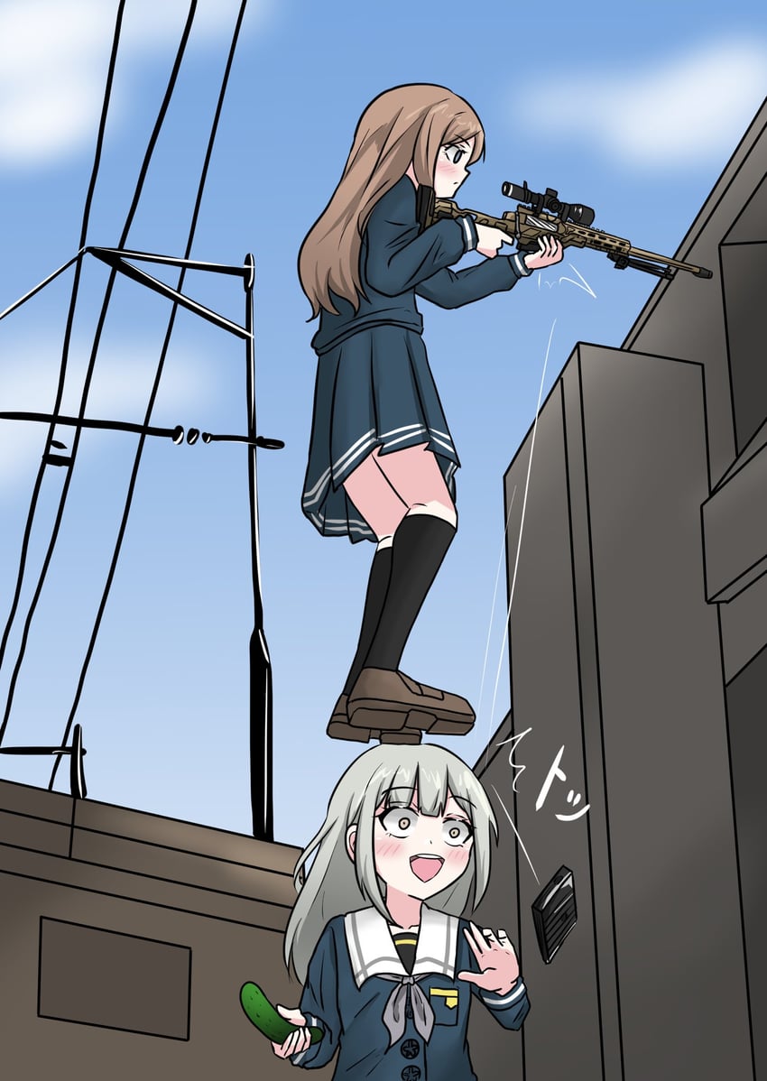 nagasaki soyo and wakaba mutsumi (bang dream! and 2 more) drawn by ssami