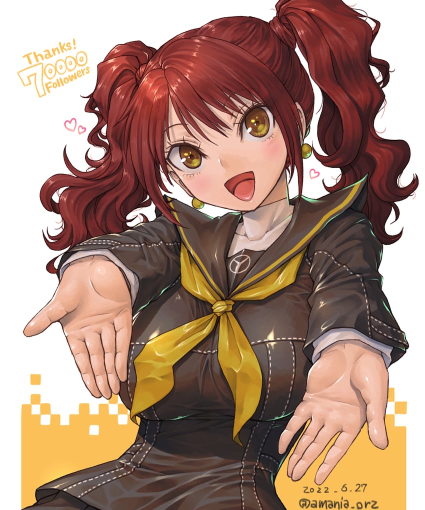 kujikawa rise (persona and 1 more) drawn by amania_orz