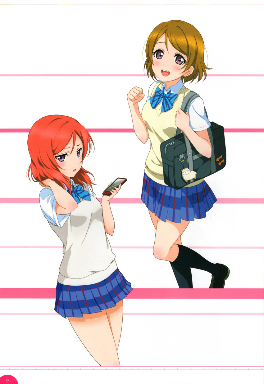 nishikino maki and koizumi hanayo (love live! and 2 more)