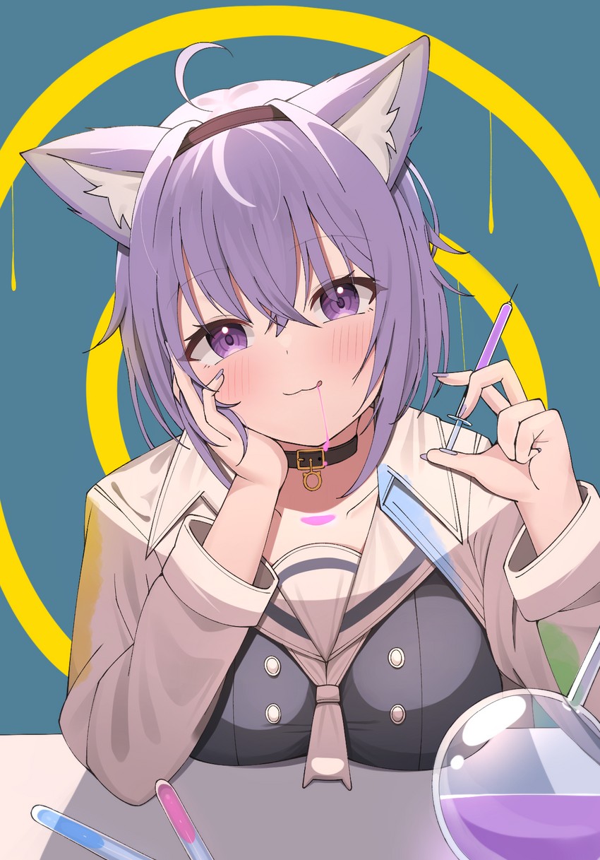 nekomata okayu (hololive and 1 more) drawn by starfox1015