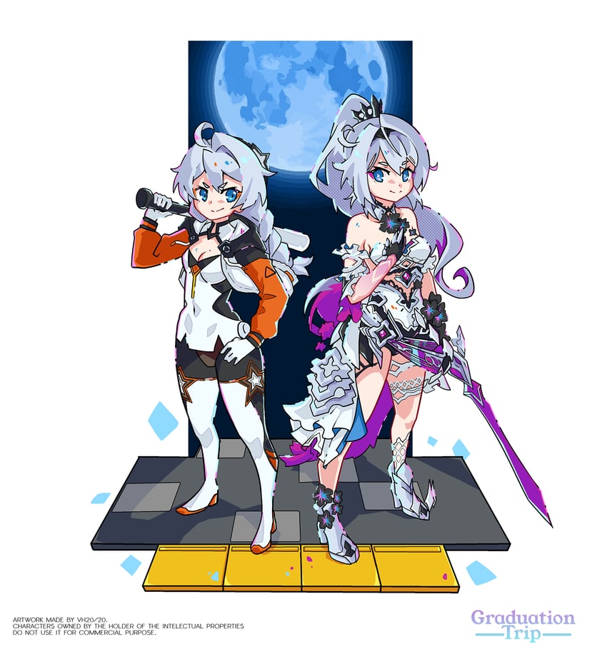 kiana kaslana (honkai and 1 more) drawn by vistahero