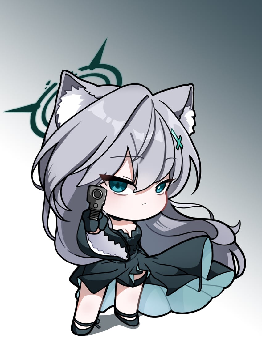 shiroko and shiroko terror (blue archive) drawn by uz_(uzru0428)