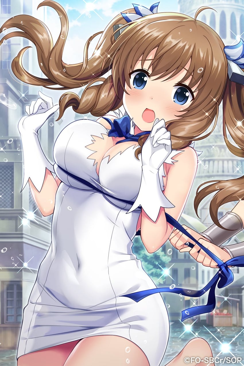 hestia and arimura shion (dungeon ni deai wo motomeru no wa machigatteiru darou ka and 2 more)