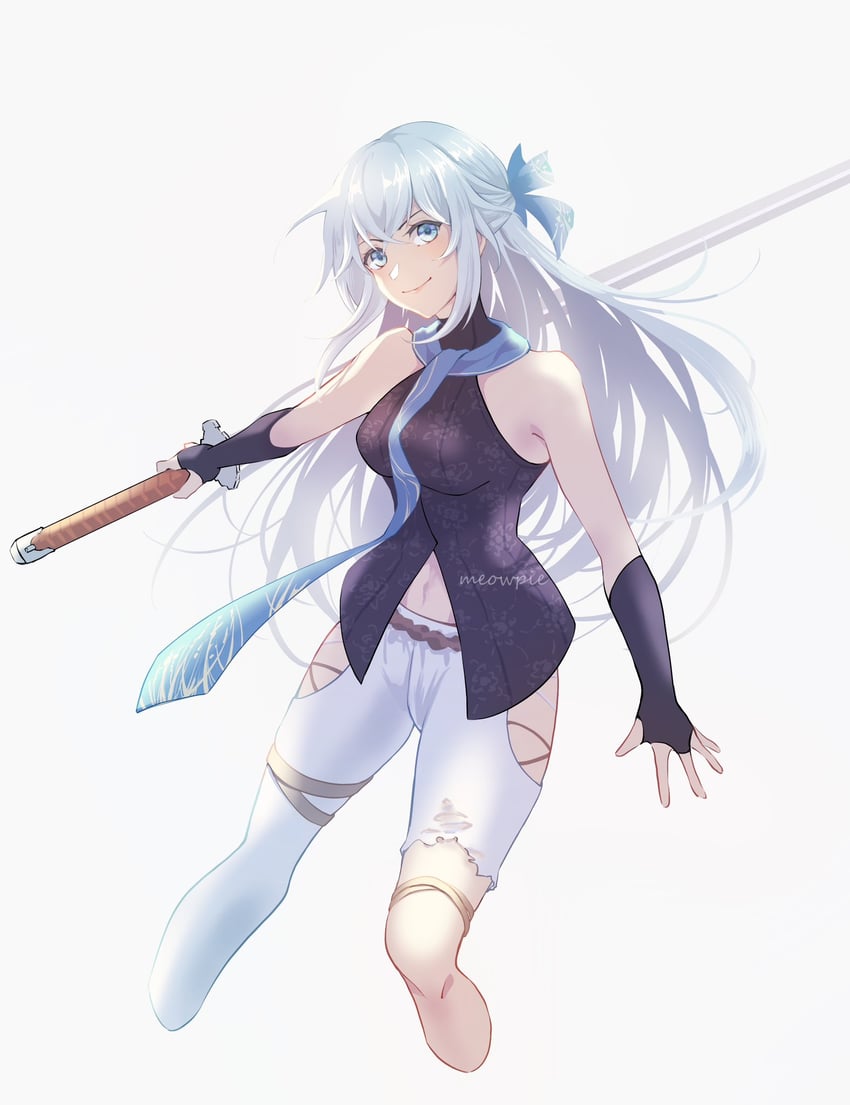 shizuna rem misurugi (eiyuu densetsu and 2 more) drawn by meowpie