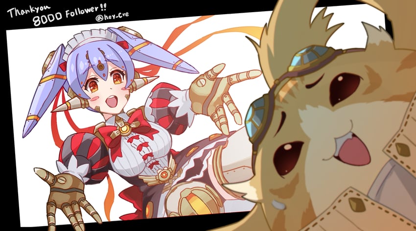 poppi, tora, and poppi qt (xenoblade chronicles and 1 more) drawn by hey_cre