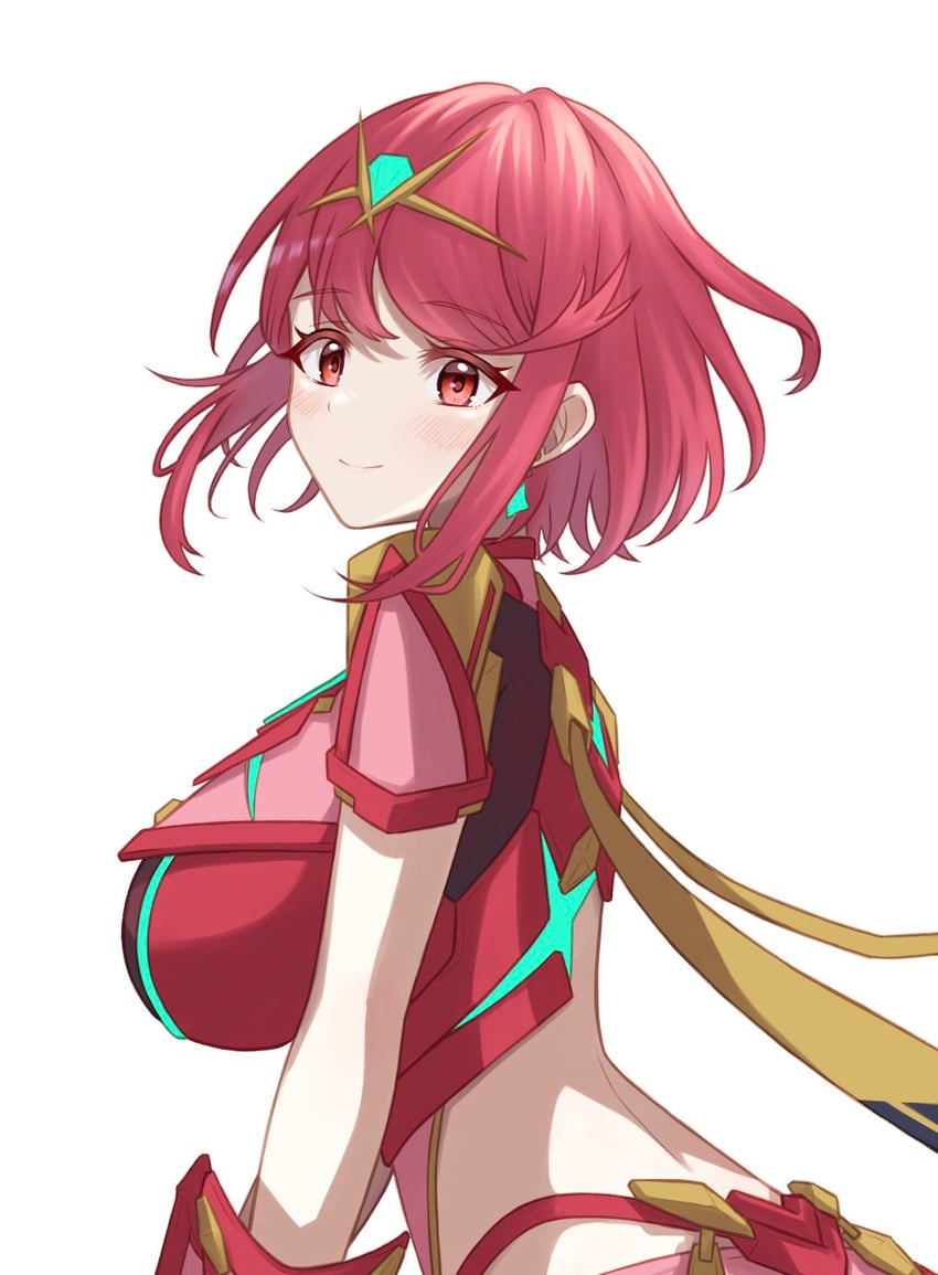 pyra (xenoblade chronicles and 1 more) drawn by taro_(peach_taro51)