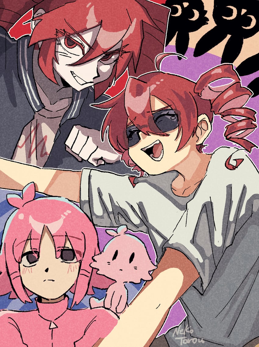 kasane teto (utau and 4 more) drawn by nekotarou_(nekotaro_woohoo)