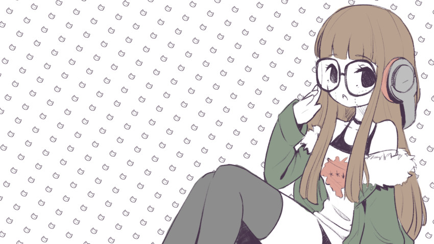 sakura futaba (persona and 1 more) drawn by angelica_(k3lly)