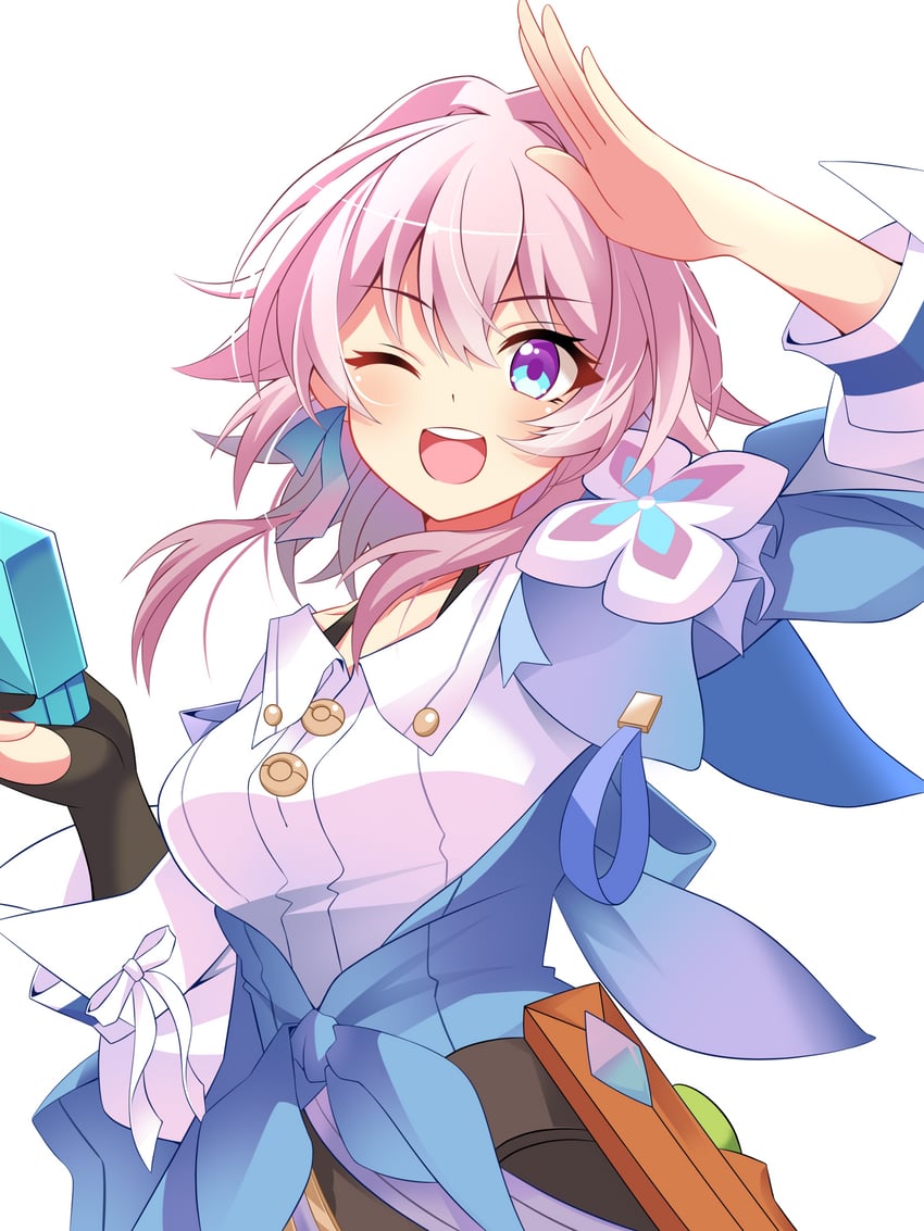 march 7th (honkai and 1 more) drawn by akizawa619
