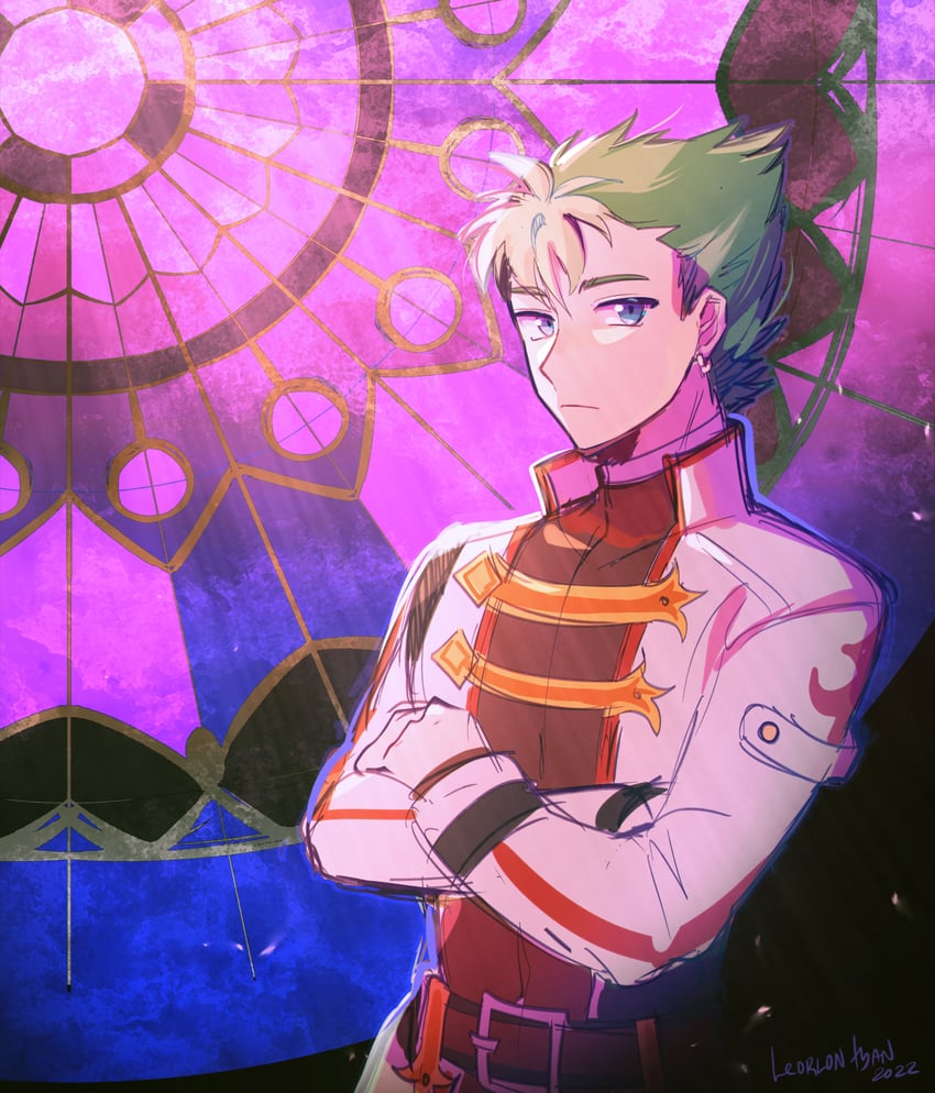 kevin graham (eiyuu densetsu and 1 more) drawn by leorlontyan