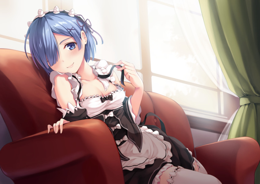rem (re:zero kara hajimeru isekai seikatsu) drawn by ouka_(ra-raradan)