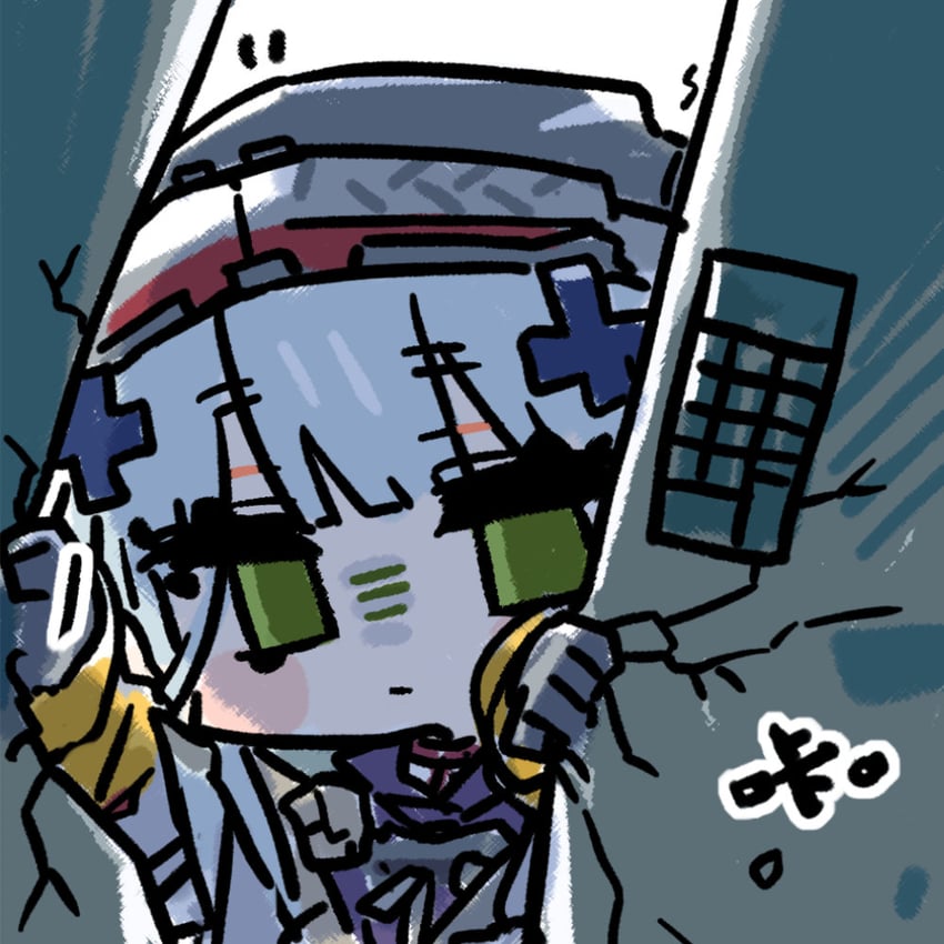 hk416 and clukay (girls' frontline and 1 more) drawn by cui_pi_zha_xia_qiu