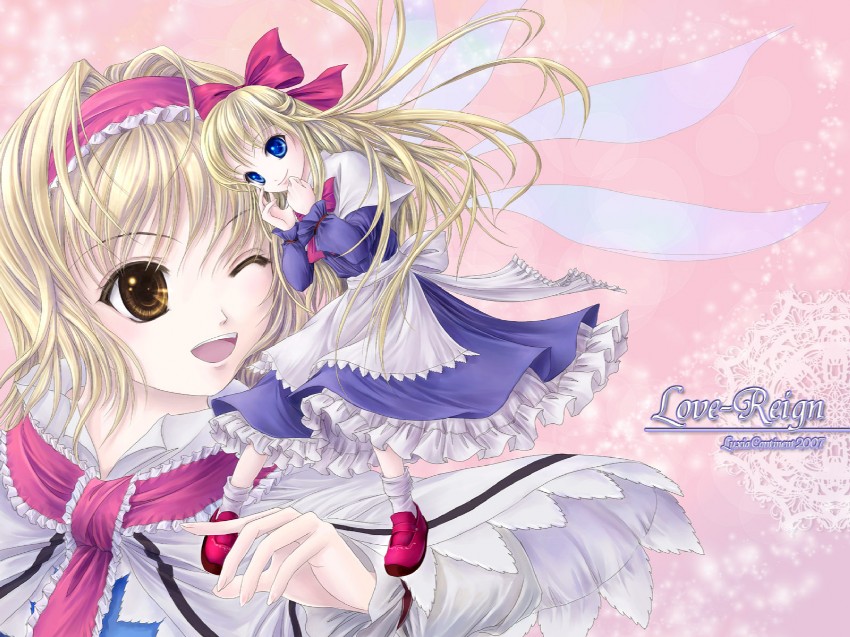 alice margatroid and shanghai doll (touhou) drawn by yuki_shuuka